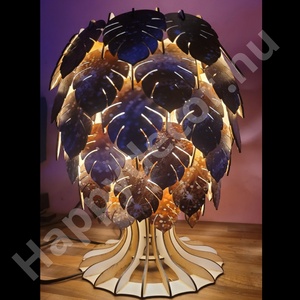 Luxleaf Egyedi designlampa színes fénnyel  - Meska.hu