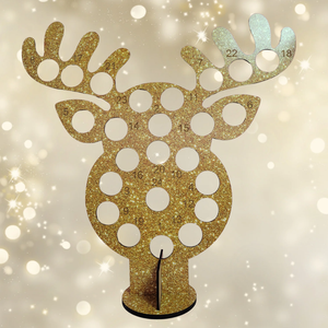Rénszarvasos csokis adventi kalendárium  - karácsony - adventi díszek - adventi naptár - Meska.hu
