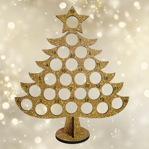 Fenyőfás csokis adventi kalendárium  - karácsony - adventi díszek - adventi naptár - Meska.hu