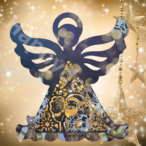 Angyalos led dekor lámpa  - otthon & életmód - lámpa - asztali lámpa - Meska.hu