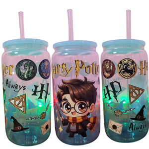 Harry Potter üvegpohár  - Meska.hu