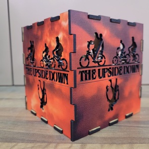 Stranger things dekor lámpa  - otthon & életmód - lámpa - asztali lámpa - Meska.hu