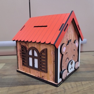 Macis fa persely , Otthon & Életmód, Dekoráció, Asztal és polc dekoráció, Persely, Famegmunkálás, Mindenmás, MESKA