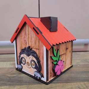 Lajháros fa persely , Otthon & Életmód, Dekoráció, Asztal és polc dekoráció, Persely, Famegmunkálás, Mindenmás, MESKA