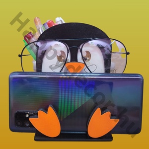 Pingvines Asztali Rendező 3 az 1-ben - otthon & életmód - papír, írószer - ceruza & toll - Meska.hu