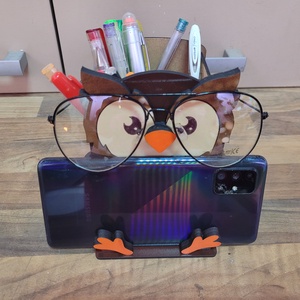 Állatkás Asztali Rendező bagoly 3 az 1-ben, Otthon & Életmód, Papír, írószer, Ceruza & Toll, Famegmunkálás, Mindenmás, MESKA