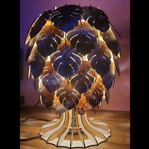 Luxleaf Egyedi designlampa színes fénnyel , Otthon & Életmód, Lámpa, Állólámpa, Famegmunkálás, Mindenmás, MESKA