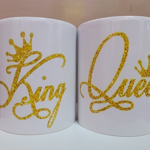 Páros bögre King-queen , Otthon & Életmód, Konyhafelszerelés, tálalás, Tálalás, Bögre & Csésze, , MESKA