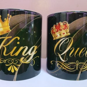 Páros bögre King-queen , Otthon & Életmód, Konyhafelszerelés, tálalás, Tálalás, Bögre & Csésze, , MESKA
