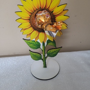 Fa virág csokival a közepén , Otthon & Életmód, Vallás, Temetkezési tárgy, Sírcsokor, virág dekoráció, Famegmunkálás, Mindenmás, MESKA