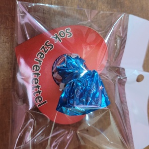 Sziv csokival  - otthon & életmód - papír, írószer - ajándékozás kellékei - ajándékkísérő - Meska.hu