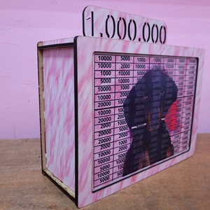 Cuki tacsis 1 milliós Ft-os persely  - otthon & életmód - dekoráció - asztal és polc dekoráció - persely - Meska.hu