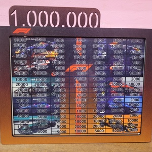 1 milliós Ft-os persely forma 1-es hattérrel - Meska.hu