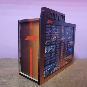 1 milliós Ft-os persely forma 1-es hattérrel - otthon & életmód - dekoráció - asztal és polc dekoráció - persely - Meska.hu