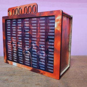 1 milliós Ft-os persely Stranger things háttérrel  - otthon & életmód - dekoráció - asztal és polc dekoráció - persely - Meska.hu