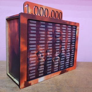 1 milliós Ft-os persely Stranger things háttérrel  - otthon & életmód - dekoráció - asztal és polc dekoráció - persely - Meska.hu