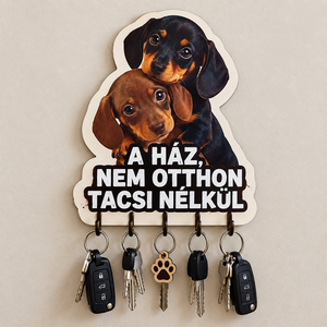 Tacskós fali kulcstartó  - Meska.hu