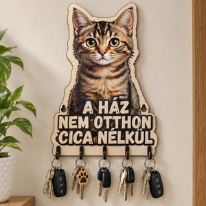 Cicás  fali kulcstartó  - Meska.hu
