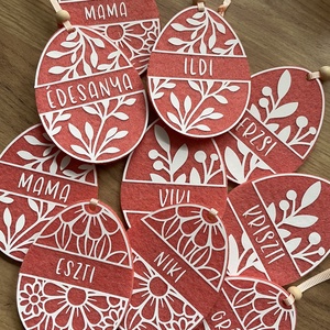 Névre szóló húsvéti tojás (puncs) - otthon & életmód - dekoráció - fali és függő dekoráció - falra akasztható dekor - Meska.hu