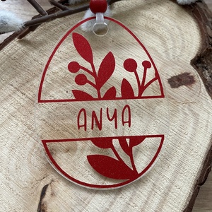 Névre szóló húsvéti tojás (plexi) - otthon & életmód - dekoráció - fali és függő dekoráció - falra akasztható dekor - Meska.hu