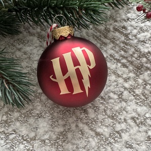 Harry Potter karácsonyfadísz (piros) - Meska.hu