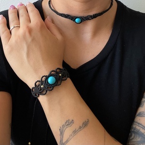 Choker és karkötő szett - Meska.hu