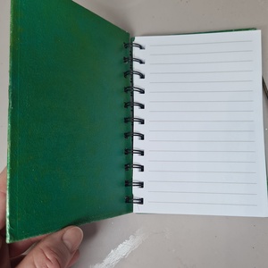 Steampunk stílusú füzet levehető borítóval  - otthon & életmód - papír, írószer - jegyzetfüzet & napló - Meska.hu