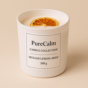 Illatgyertya-Sicilian Lemon Mint 200 ml - Meska.hu