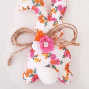 Húsvéti filc Nyuszi, Húsvéti nyuszis dekoráció, Filc nyúl, filc húsvét, Húsvéti nyúl dísz, Húsvéti nyuszis ajándék - otthon & életmód - dekoráció - ajtó- és ablak dekoráció - ajtódísz & kopogtató - Meska.hu