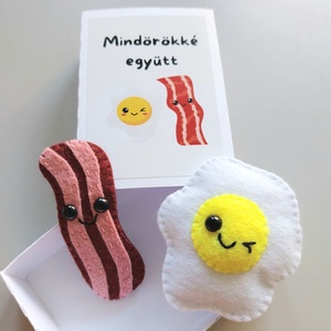 Mindörökké együtt Zseb Ölelés ajándék, zsebölelés szerelmes pároknak/barátoknak, vicces ajándék pároknak, üzenetdoboz, Esküvő, Emlék & Ajándék, Köszönőajándék, Varrás, Hímzés, MESKA