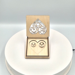 Esküvői gyűrűtartó doboz - esküvő - kiegészítők - gyűrűtartó & gyűrűpárna - Meska.hu