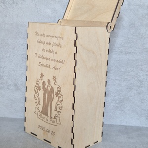 Apaköszöntő doboz - esküvő - emlék & ajándék - szülőköszöntő ajándék - Meska.hu