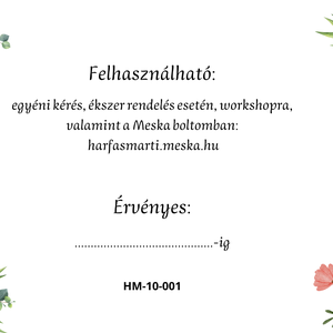 Ajándékutalvány - ékszerre, megrendelésre és workshopra is! - ékszer - ékszerszett - Meska.hu