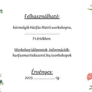 Drótékszer Workshop - AJÁNDÉKKÁRTYA - diy (csináld magad) - workshop & tanfolyam - Meska.hu