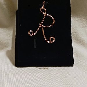 Monogram medál (M) - ékszer - nyaklánc - monogram & névnyaklánc - Meska.hu