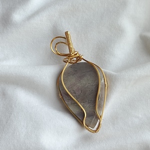 Rubin-turmalin medál rézben - ékszer - nyaklánc - medál - Meska.hu