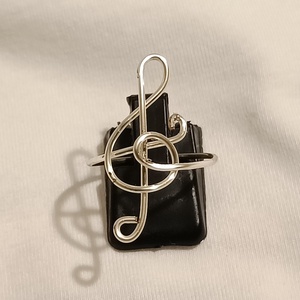 Violinkulcs gyűrű - ékszer - gyűrű - fonódó gyűrű - Meska.hu