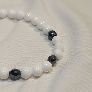 Kagyló karkötő - ékszer - karkötő - gyöngyös karkötő - Meska.hu