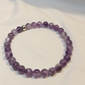 Chevron ametiszt karkötő, Ékszer, Karkötő, Gyöngyös karkötő, Ékszerkészítés, Gyöngyfűzés, gyöngyhímzés, MESKA