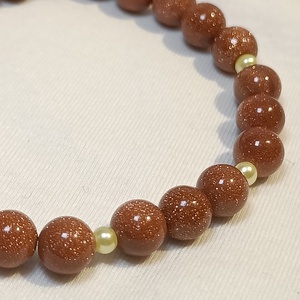 Goldfluss karkötő - ékszer - karkötő - gyöngyös karkötő - Meska.hu