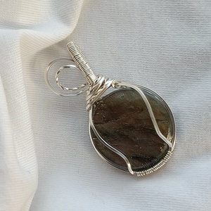 Labradorit medál - ékszer - nyaklánc - medál - Meska.hu