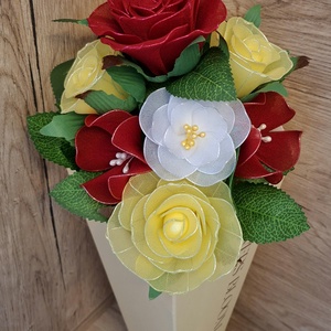 Örök harisnyavirág csokor -kezzel készült  - otthon & életmód - virágdekoráció - virágok - virágcsokor - Meska.hu