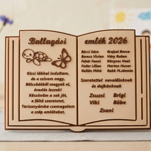 Örök emlék Bölcsődei és Óvodai Nevelőknek - Egyedi 3D Nyomtatott Ballagási Emlékkönyv - Meska.hu