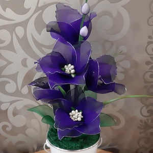 Harisnya fantázia virág, Otthon & Életmód, Dekoráció, Virágdísz és tartó, Csokor & Virágdísz, Virágkötés, Mindenmás, MESKA