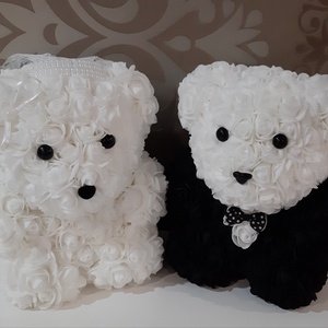 Rózsamaci nászpár - esküvő - dekoráció - asztaldísz - Meska.hu Rózsamaci nászpár - esküvő - dekoráció - asztaldísz - Meska.hu