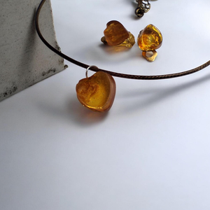 Borostyán Klipszes Szett, Ékszer, Ékszerszett, Ékszerkészítés, MESKA