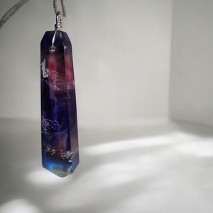  Kristálytiszta Galaxis Medál - ékszer - nyaklánc - medál - Meska.hu