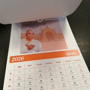 Guru Naptár, jóga, yoga calendar, 2026 év  - művészet - grafika & illusztráció - digitális - Meska.hu