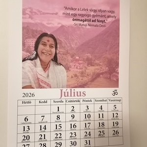 Guru Naptár, jóga, yoga calendar, 2026 év  - művészet - grafika & illusztráció - digitális - Meska.hu