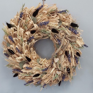Raffia kopogtató - otthon & életmód - dekoráció - ajtó- és ablak dekoráció - ablakdísz - Meska.hu